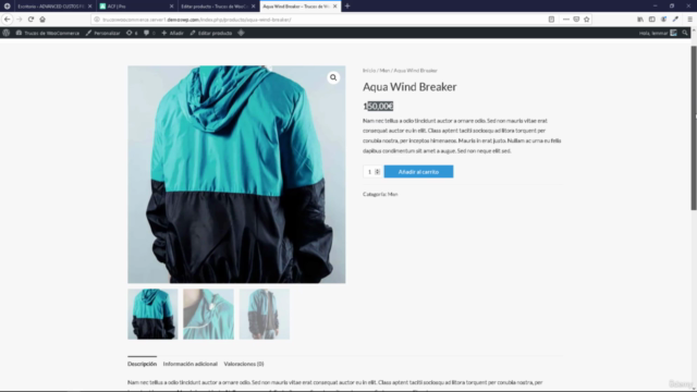 Aprende Advanced Custom Fields Pro para WooCommerce – Screenshot 3