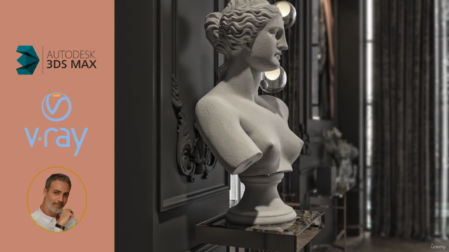 3Ds Max V-ray5 Gerçekçi Render Eğitimi (2022) – Screenshot 4