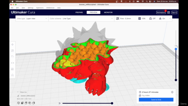 Curso de Ultimaker Cura de 0 a 100 – Screenshot 3