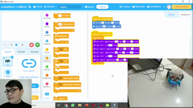 mBlock&mBot ile Robotik Kodlama: mBot Dersleri – Screenshot 3