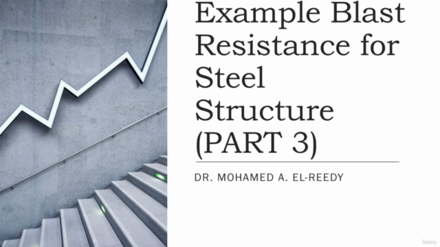Blast resistancec steel structure design Example:Part 3 – Screenshot 1