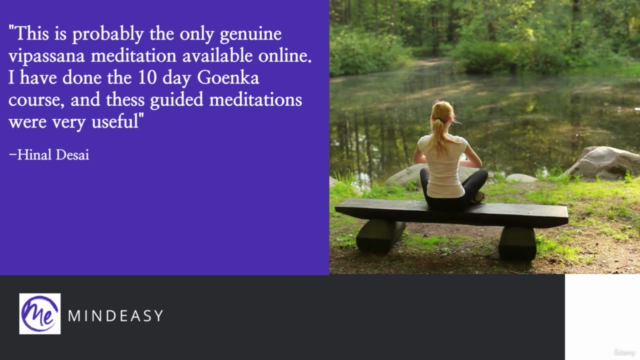 20-Day Vipassana Meditation Course by MindEasy – Screenshot 4