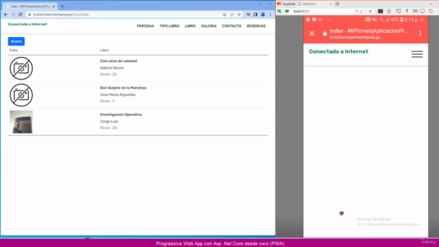 Progressive Web App con Asp .Net Core desde cero (PWA) – Screenshot 1
