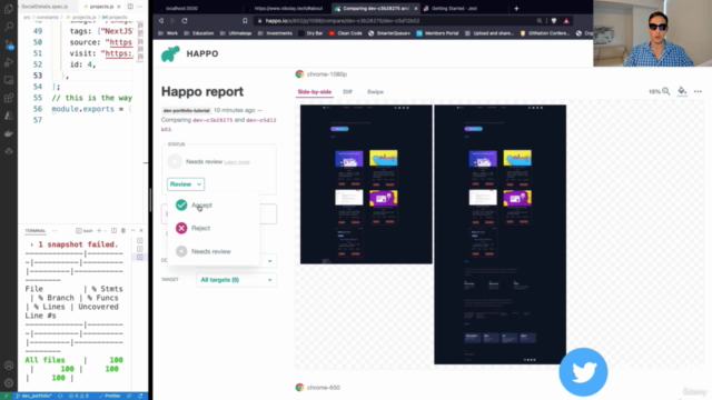 React Testing - Code and Test 3 React Web Apps – Screenshot 4