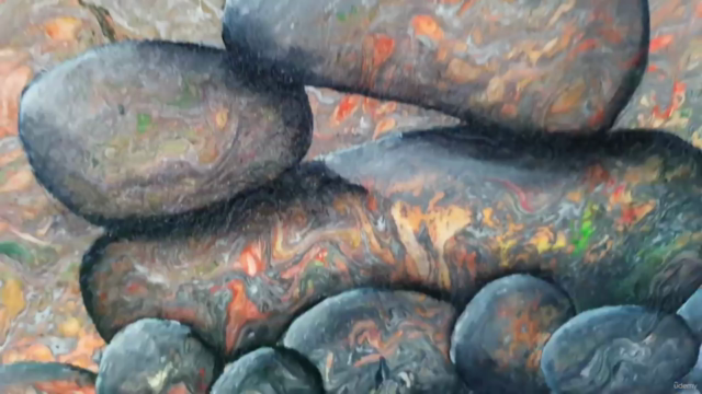 #1 - Acrylic Paint Pouring & Fluid Art Embellishing Course – Screenshot 3