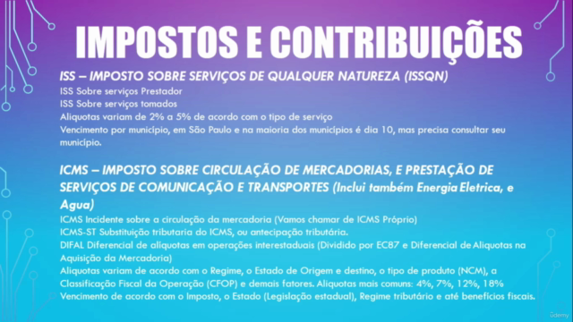 Formação Analista Fiscal - Impostos indiretos – Screenshot 2