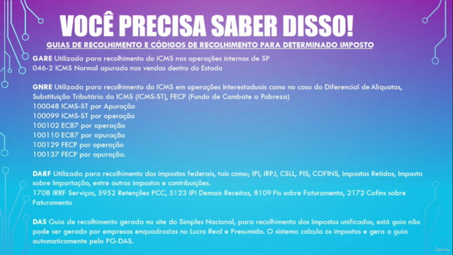 Formação Analista Fiscal - Impostos indiretos – Screenshot 4