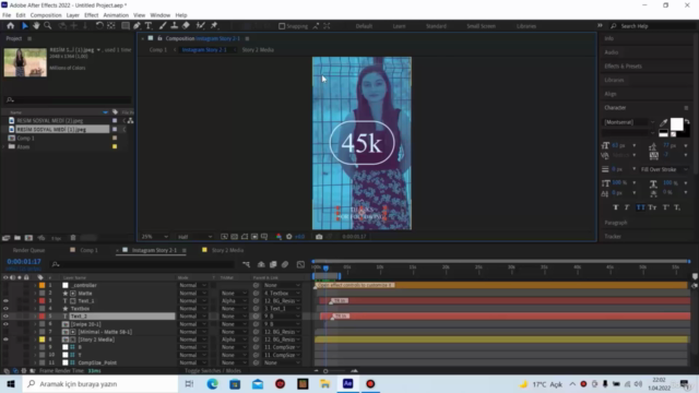 After Effects 2022 Eğitim Seti – Screenshot 3