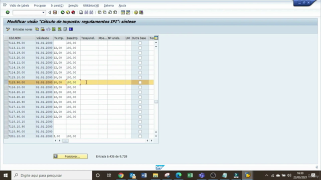 Curso SAP J1btax - Parametros dos Impostos - Screenshot_01