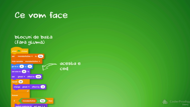 Programare pentru copii și începători în Scratch (în română) – Screenshot 1