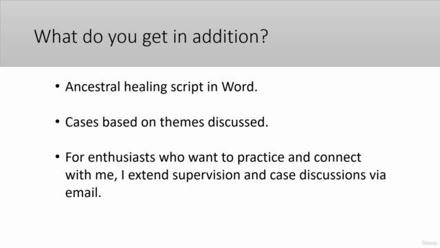 ADVANCED ANCESTRAL HEALING FOR HYPNOTHERAPISTS – Screenshot 4