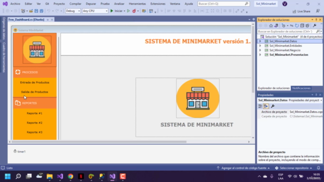 Desarrollando Sistema MiniMarket (C# y Microsoft SQL Server) – Screenshot 2