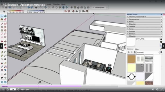 SketchUp PRO - Modelando um Sobrado – Screenshot 2