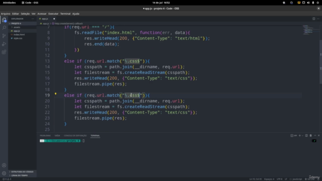 Projetos práticos com Node JS - Do zero – Screenshot 4