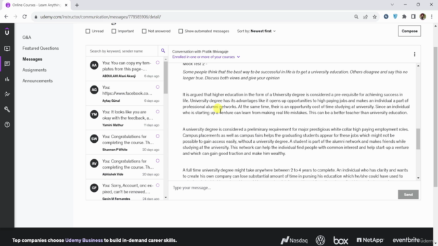 IELTS Writing Mock Test Series – Screenshot 1
