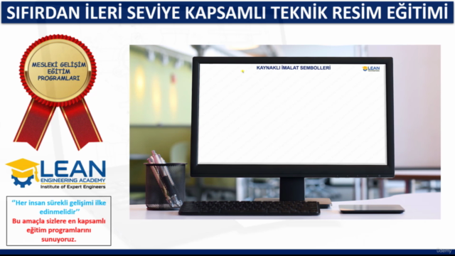 Sıfırdan İleri Seviye Teknik Resim Eğitimi – Screenshot 3