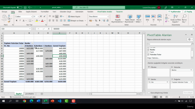 Sıfırdan ileri Seviye MS Excel Kursu | 2025 | Sertifikalı – Screenshot 3