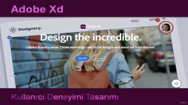 Adobe XD ile Web ve Mobil UI (Arayüzü) Hazırlama Eğitimi – Screenshot 4