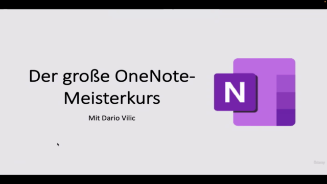 Der große OneNote Meisterkurs - Lerne alles über OneNote! - Screenshot_01