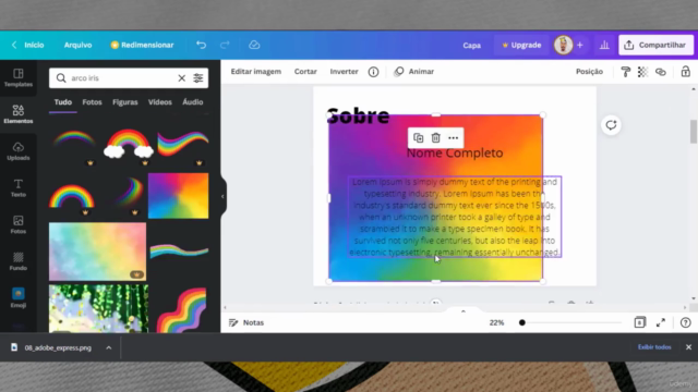 CRIE MÍDIA KIT profissional no CANVA – Screenshot 3