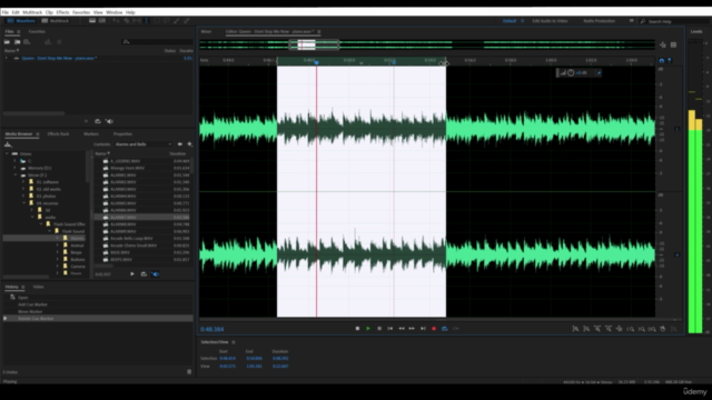 Edición de Audio para editores de video con Adobe Audition – Screenshot 1