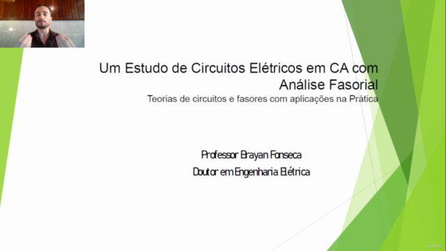 Um Estudo de Circuitos Elétricos em CA com Análise Fasorial – Screenshot 1