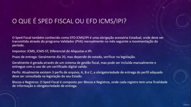 Sped Fiscal (EFD ICMS/IPI) – Screenshot 1
