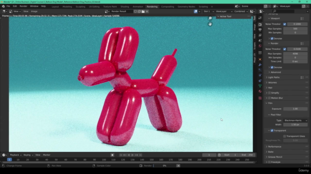 Blender 3D for Beginners: Learn to Model a Balloon Dog - Screenshot_02