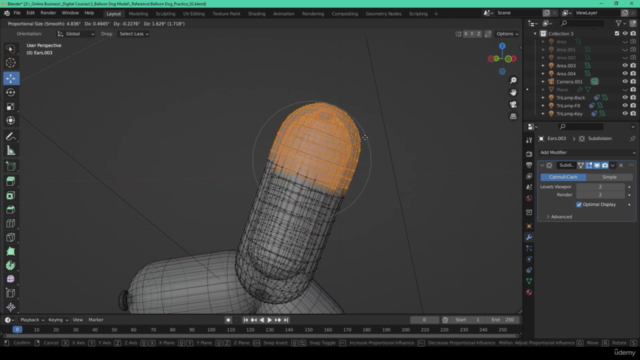 Blender 3D for Beginners: Learn to Model a Balloon Dog - Screenshot_03