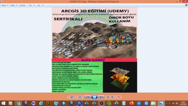ArcGIS3D İleri Düzey Eğitimi – Screenshot 1