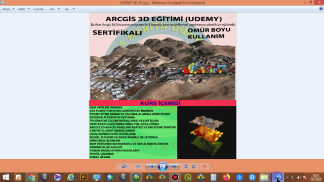ArcGIS3D İleri Düzey Eğitimi – Screenshot 2