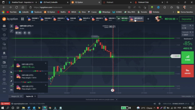 Day Trade e Opções binárias - Técnicas e Scripts Iq Option – Screenshot 4