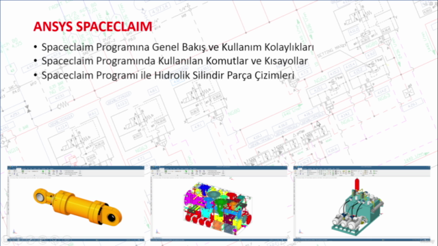 Sıfırdan İleri Seviyeye Hidrolik&Pnömatik - Ansys Spaceclaim – Screenshot 3