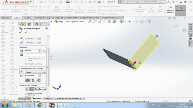 Solidworks Chapas Metalicas – Screenshot 2