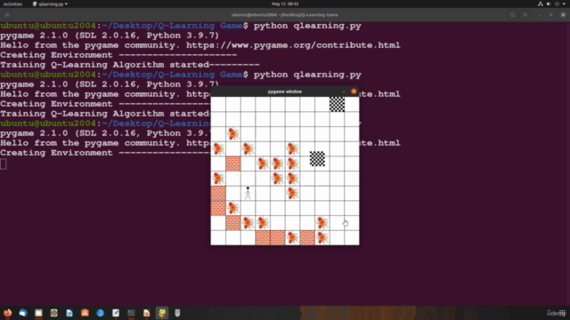 Learn To Create Artificially Intelligent Games Using Python3 – Screenshot 2