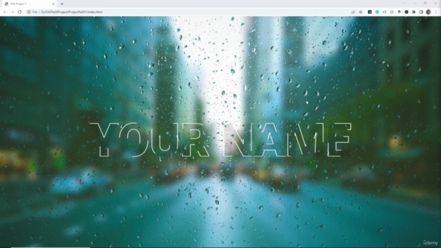 SVG Animation Project with CSS – Screenshot 1