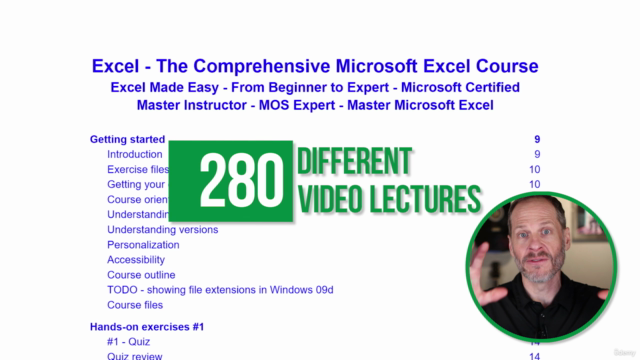 Learn Microsoft Excel - The Comprehensive MS Excel Course – Screenshot 2