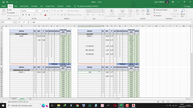 Mimari Projelerden İnce İş Metrajları Nasıl Çıkartılır? – Screenshot 1