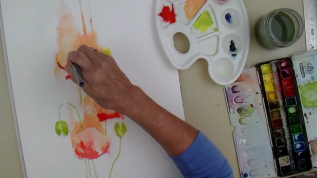 Paint a POPPY trio in a VERY WET style & one more PRECISELY. – Screenshot 3