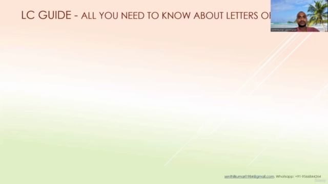 Basics of Letters of Credit and the Bank procedures – Screenshot 1