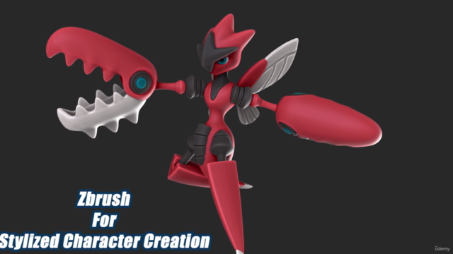 ZBrush for stylized character creation from a simple sphere – Screenshot 1