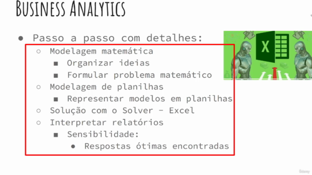 EXCEL AVANÇADO: Modelagem de Planilhas p/ Programação Linear – Screenshot 4