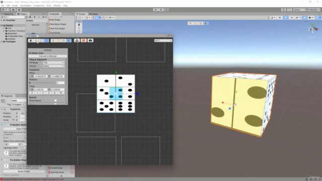 Modéliser en 3D avec Probuilder dans UNITY - Screenshot_01