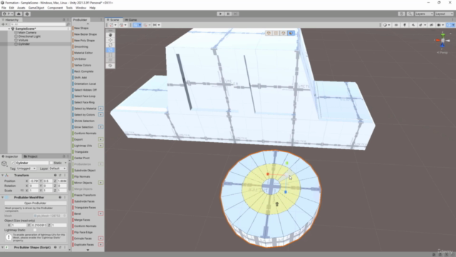 Modéliser en 3D avec Probuilder dans UNITY - Screenshot_02