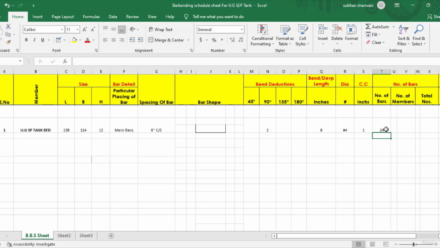 G+2 Building Estimation & Quantity Surveying Course. – Screenshot 4