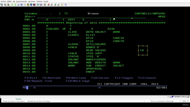 ILE RPG IV y Free de básico a avanzado – Screenshot 3