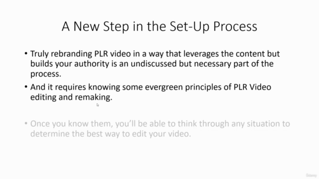 The PLR Set Up Masterclass 2.0: Fast Track Training – Screenshot 4
