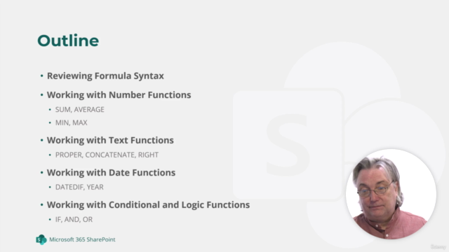 SharePoint 365 Spotlight -Calculations in List -Excel Functs – Screenshot 1