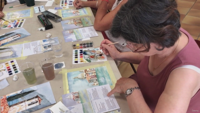 Watercolor Painting | By Award Winning Artist | Italy Motifs – Screenshot 3