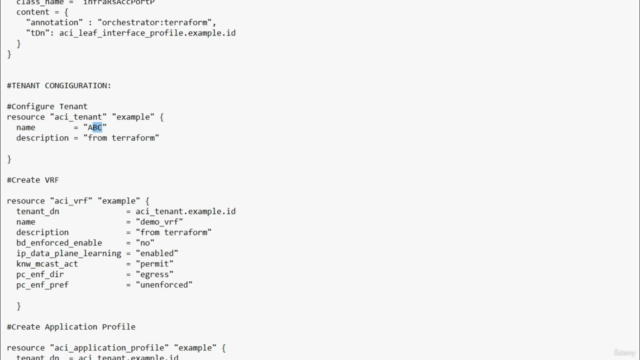 Automate Cisco ACI Using Terraform (IaaS) & Python – Screenshot 2